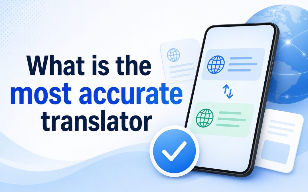 Translator app comparing multilingual text for accuracy